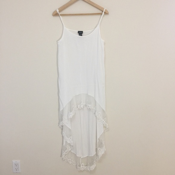 Torrid lace high-low hemline cami dress